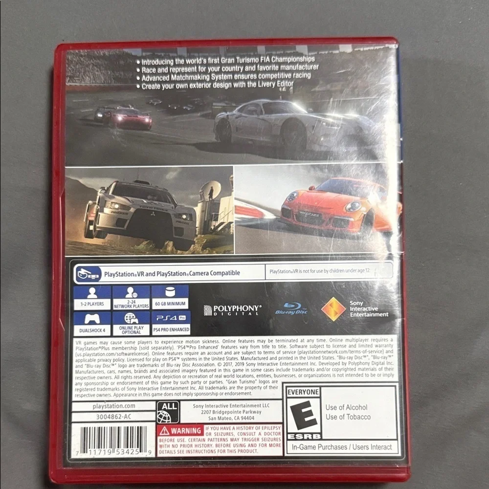 Gran Turismo Sport for PS4